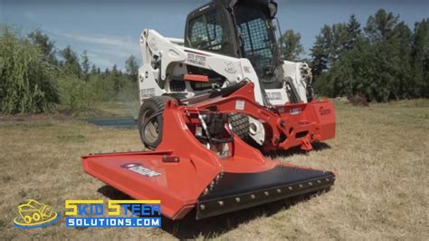 skid steer boom mower for sale|farm tractors with sideboom mower.